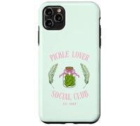 Pickle Lover Social Club Divertente Foodie Estetico Jar Design Custodia per iPhone 11 Pro Max