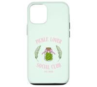 Pickle Lover Social Club Divertente Foodie Estetico Jar Design Custodia per iPhone 12/12 Pro