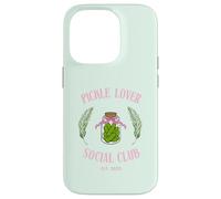 Pickle Lover Social Club Divertente Foodie Estetico Jar Design Custodia per iPhone 14 Pro