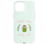 Pickle Lover Social Club Divertente Foodie Estetico Jar Design Custodia per iPhone 15