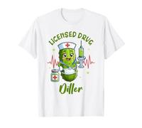 Pickle Nurse Life ER ICU Nursing Pickle Licensed Diller di Droga Maglietta