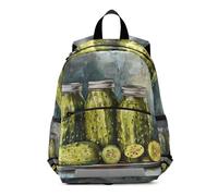 Pickle Party Painting Zaino per bambini e bambine, zaino per la scuola per bambini piccoli, zaino da viaggio per libri da 3-6 anni, medio