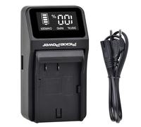 Pickle Power DMW-BLJ31 - Caricabatterie con indicatore LED per Panasonic Lumix DC-S1, DC-S1R, DC-S1H