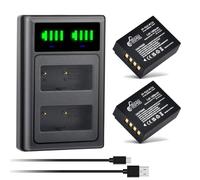 Pickle Power NP-W126 NP-W126s Batteria e caricabatterie Compatibile con Fujifilm X-T1, X-T2, X-T3, X-T10, X-T20, X-T30, X-T30 II, X-Pro2, X-Pro3, X-A1, X-E2, X-E4, HS30EXR, HS33EXR, HS50EXR