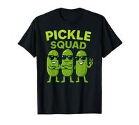 Pickle Squad Amante del cibo Vegano Cetriolo Ragazzi Ragazze Bambini Maglietta