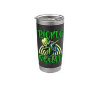 Pickle Squad Art per uomini, donne, bambini, cetrioli, sottaceti, amanti Bicchiere termico in acciaio inox doppia parete
