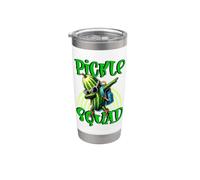 Pickle Squad Art per uomini, donne, bambini, cetrioli, sottaceti, amanti Bicchiere termico in acciaio inox doppia parete