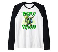 Pickle Squad Art per uomini, donne, bambini, cetrioli, sottaceti, amanti Maglia con Maniche Raglan