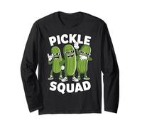 Pickle Squad Dabbing Big Dill Gang Amante Snack Divertente Vegano Maglia a Manica