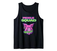 Pickle Squad Funny Cute Hog Pig and Pickle Quirky Cartoon Canotta