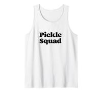 Pickle Squad Funny Cute Pickleball Dink Team 80s Retro Canotta