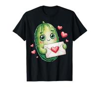 Pickle Valentine Love Letter Postino Mailman Mail Maglietta