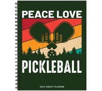 Pickleball 2026 6.5 X 8.5 Weekly Monthly Softcover Planner BOOK NUOVO