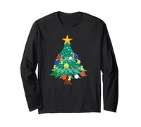 Pickleball Albero di Natale Ornamenti Design Maglia a Manica