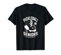 Pickleball Anziani Ancora in Servizio dal 1950 Humor Tee Maglietta