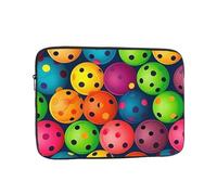 Pickleball Balls Colori Modello Laptop Sleeve per Donne Uomini 13 Pollici Impermeabile Laptop Bag Leggero Notebook Computer Cover Bag