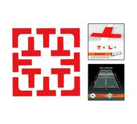 Pickleball Court Marker Accessorio Campo da tennis Marcatori portatili da lancio