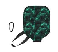 pickleball Covers Green Light-Ning pickleball Paddle Cover | antigraffio Impermeabile Copri paddle pickleball Racchetta Per L'uso Esterno uomini e donne Allenamento