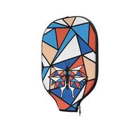 pickleball Covers Triangular Color Block pickleball Paddle Cover | Portable Universale Custodia per racchetta da pickleball Per uomini e donne L'uso Esterno Fits Most Rackets
