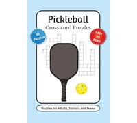 Pickleball Crossword Puzzles: Crossword Puzzles with Easy to Read Print about Pickleball Terms, Equipment, Players and More | 6x9 inches, 120 pages | ... … Gift for Vacations, Holidays and Relaxation