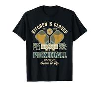 Pickleball Cucina è Chiuso Gioco su Serve It Up Maglietta