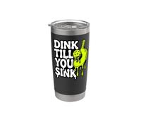 Pickleball Dink Till You Sink Slime Paddle Graphic Bicchiere termico in acciaio inox doppia parete