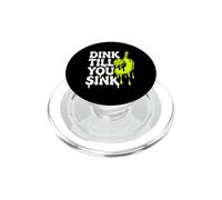 Pickleball Dink Till You Sink Slime Paddle Graphic PopSockets PopGrip per MagSafe