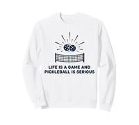 Pickleball è Un Giocatore di Citazione Divertente serio Felpa