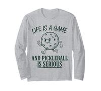 Pickleball è Un Giocatore retrò serio Divertente Maglia a Manica