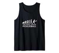 Pickleball Evolution The Final Stage Silhouette Graphic Canotta