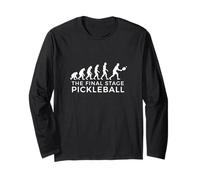 Pickleball Evolution The Final Stage Silhouette Graphic Maglia a Manica