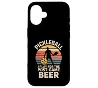 Pickleball Gioco per la birra post-partita Custodia per iPhone 16