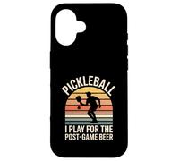 Pickleball Gioco per la birra post-partita Custodia per iPhone 16