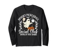 Pickleball Halloween Spooky Dinks And Smashes Maglia a Manica