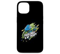 Pickleball Is My Therapy Funny Paddle Ball Player Gift Custodia per iPhone 13