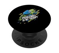 Pickleball Is My Therapy Funny Paddle Ball Player Gift PopSockets PopGrip Adesivo