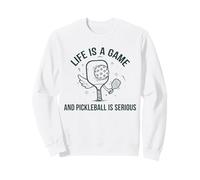 Pickleball Life Is A Game Divertente Giocatore di Paddle Felpa