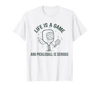 Pickleball Life Is A Game Divertente Giocatore di Paddle Maglietta