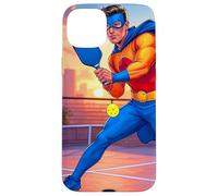 Pickleball Man Supereroe Custodia per iPhone 15 Plus