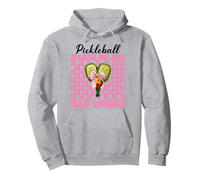 Pickleball mi fa dire cattive parole divertenti Pickleball ragazza mamma Felpa con Cappuccio