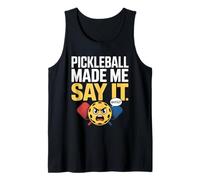 Pickleball mi fa dire parole cattive giocatori di pickleball paddle Canotta
