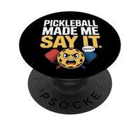 Pickleball mi fa dire parole cattive giocatori di pickleball paddle PopSockets PopGrip Adesivo