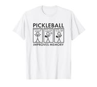 Pickleball migliora la Memoria - Divertente Score Call Comic Maglietta