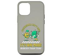 Pickleball non è la vita, è più serio Pickleballer duro Custodia per iPhone 12/12 Pro