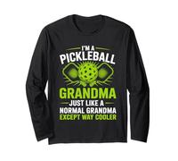 Pickleball Nonna Proprio Come Una Nonna Normale Ma più Freddo Maglia a Manica