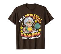 Pickleball Nonna Proprio Come Una Nonna Normale Ma più Freddo Maglietta