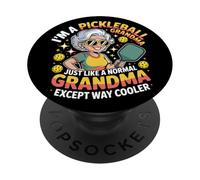 Pickleball Nonna Proprio Come Una Nonna Normale Ma Più Freddo PopSockets PopGrip Adesivo