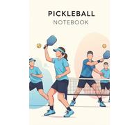Pickleball Notebook: Stats Tracker for Pickleball Players, Coaches, Fans, and More | Soft Cover (5.5 inches x 8.5 inches), Black, 100 pages | Gift for the Court, Travel, and Free Time