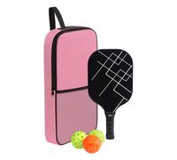 Pickleball Paddle Bag Tennis Racket Travel Bag Ampia Capacità Sport Bag Portatile Pickleball Attrezzature Bag Tennis Paddle Carrying Bag Pickleball Racket Travel Bag Mesh Pocket Sports Bag Pickleball