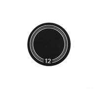 Pickleball paddle ponderato Butt Cap Contrappeso Set per equilibrio e potenza, in acciaio inox con Peel and Install, 6g 9g 12g Opzioni (12g)